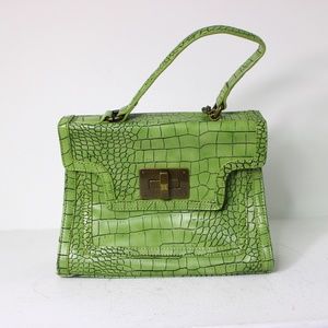 New Textured Green Purse